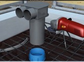 Ventilation sleeve 125mm