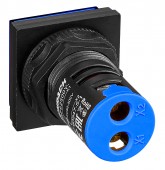 Voltmetru, 22.5mm, 50-500VAC, albastru, dreptunghiular