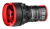 Voltmetru, 22.5mm, 50-500VAC, rosu, circular