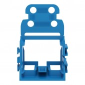 Wago Mounting adapter for screw fastening, blue