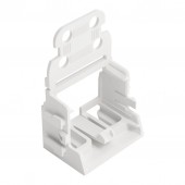 Wago Mounting adapter for screw fastening, white