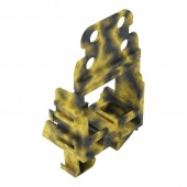 Wago Mounting adapter for TS 15, dark grey-yellow