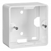 Wallmount Box, W80xH40xD80mm, RAL9010 Pure white