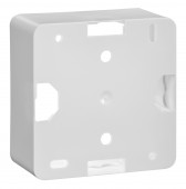 Wallmount Box, W80xH40xD80mm, RAL9010 Pure white