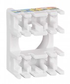 Wire Manager for HSEMRJ6GWA and HSEMRJ6GW2, white, 24 pcs.